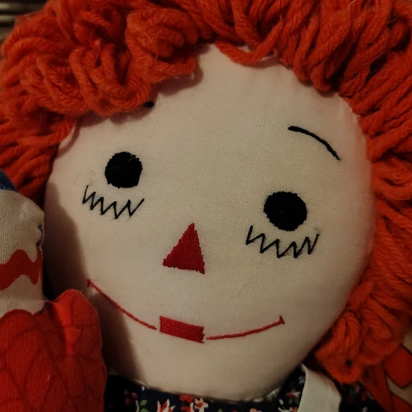 Vtg Large Raggedy Anne & Andy Dolls Lot Of 4 - Picture 4 of 14